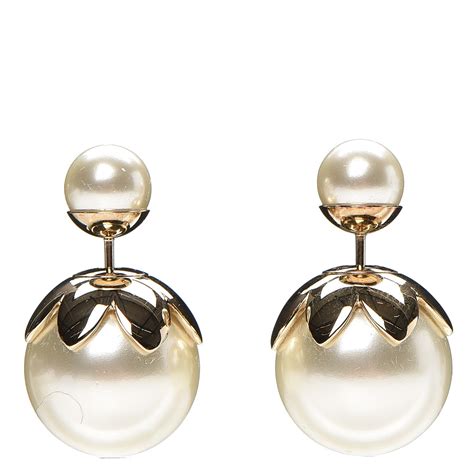 dior dangle earrings|christian dior tribal pearl earrings.